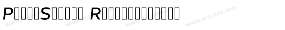 PixelScreen Regular字体转换
